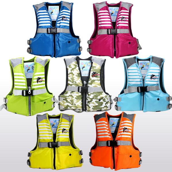 子供用ライフジャケット ジュニア フローティングベスト ファインジャパン 笛付 FJ6116