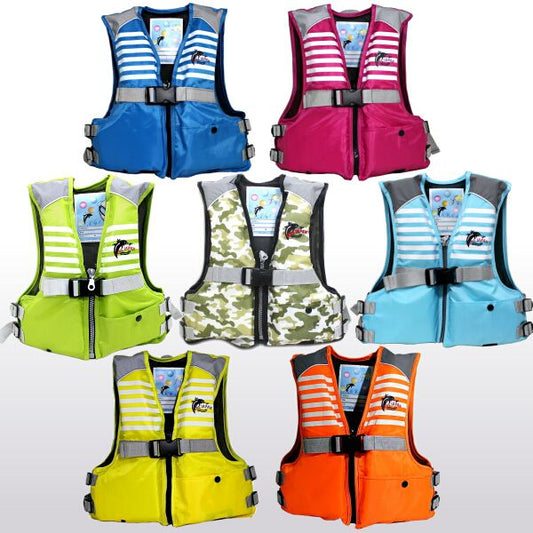 子供用ライフジャケット ジュニア フローティングベスト ファインジャパン 笛付 FJ6116